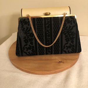 Vintage Handbag Purse Clutch Coblentz Tapestry